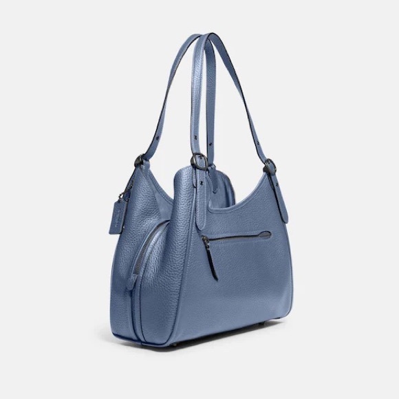 Coach Lori Leather Shoulder Bag - Washed Chambray - Picture 2 of 8